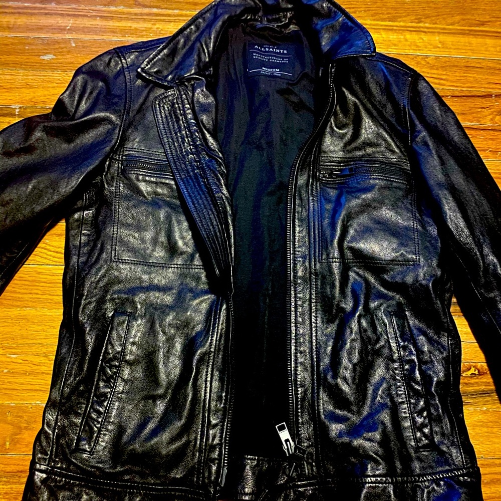 All Saints Genuine leather jacket